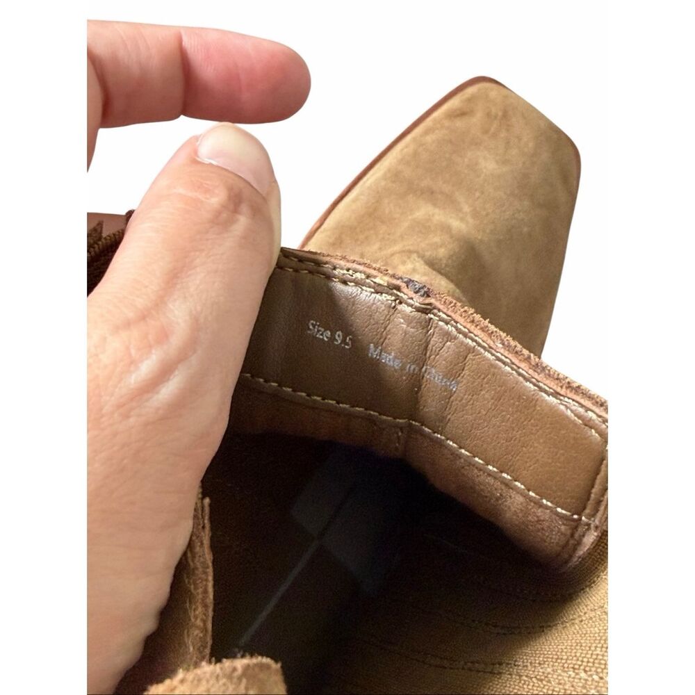 Dolce‎ Vita Women's Irnie Snip-Toe Tailored Booties 9.5 Leather Block Heel NEW - Picture 7 of 8